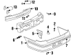 Oldsmobile Cutlass Bumper Cover Diagram - 22602019