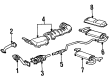 Chevy Lumina APV Exhaust Pipe Diagram - 24501729