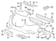 Buick Encore Bumper Diagram - 42734449