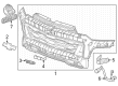 Chevy Colorado Grille Diagram - 86813210