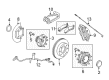 Chevy Silverado 2500 HD Brake Pads Diagram - 19433095