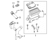 Saturn Crankcase Breather Hose Diagram - 12575508