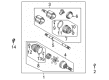 Buick CV Boot Diagram - 15269918