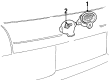 Cadillac Allante Side Marker Light Diagram - 5976230