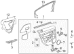 Chevy Cruze Limited Door Moldings Diagram - 95494643