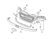 Chevy Colorado Grille Diagram - 12335790