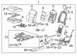 Chevy Bolt EV Seat Covers Diagram - 42789700