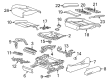 Cadillac CT6 Seat Covers Diagram - 84107526