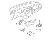 GMC Envoy Instrument Cluster Diagram - 19117188