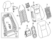 GMC Sierra EV Seat Covers Diagram - 85673910