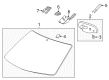 Buick Windshield Diagram - 23420152
