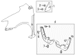 Chevy Sonic Mud Flaps Diagram - 95463818