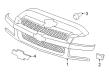 Chevy Avalanche 1500 Grille Diagram - 19168631