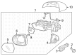 Buick Mirror Actuator Diagram - 42676138