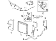 Cadillac SRX Water Hose Diagram - 19129967