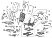 Cadillac ESCALADE IQ Seat Covers Diagram - 85745594