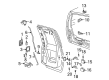Chevy K1500 Suburban Door Lock Actuator Diagram - 15010242