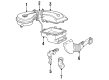 Cadillac DeVille Air Intake Coupling Diagram - 1643079