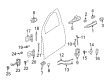 Chevy Caprice Exterior Door Handle Diagram - 92214649