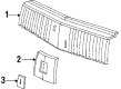 Oldsmobile Grille Diagram - 22527728