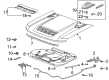 Chevy Silverado 3500 HD Lift Support Diagram - 85609791