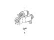 Saturn Starter Diagram - 89017756