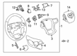 GMC Sierra 1500 Limited Steering Wheel Diagram - 85551808