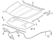 Cadillac XT4 Hood Release Cable Diagram - 84868416