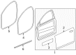 Chevy Cruze Limited Weather Strip Diagram - 95021341