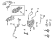 Chevy Silverado 3500 HD Exterior Door Handle Diagram - 13526766