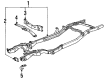 GMC S15 Jimmy Front Cross-Member Diagram - 14041697