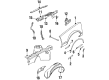 Buick Skylark Fender Diagram - 25510893