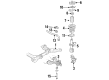 Cadillac Brougham Sway Bar Link Bushing Diagram - 14086832