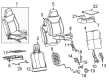 Chevy Colorado Seat Cushion Diagram - 89041470