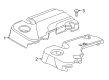 Chevy Trax Engine Cover Diagram - 25203155