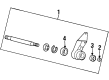 Cadillac Allante Wheel Seal Diagram - 8666007