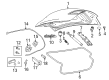 Chevy Cruze Interior Door Handle Diagram - 95460708