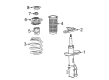 Chevy Bolt EUV Coil Springs Diagram - 42687919