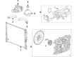 Chevy Blazer Cooling Fan Assembly Diagram - 86578076
