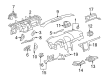 Saturn Air Deflector Diagram - 25912694