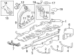 Chevy Traverse Fuel Filler Housing Diagram - 20799755