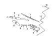 Chevy Aveo5 Windshield Washer Nozzle Diagram - 96345581