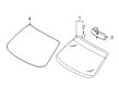 Chevy Aveo Windshield Diagram - 96648413