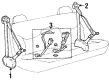 Chevy C2500 Seat Belt Diagram - 12544629