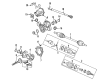 Saturn Differential Pinion Bearing Diagram - 12569918