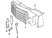 Cadillac Eldorado Grille Diagram - 1627816