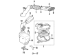 Chevy Metro Air Duct Diagram - 96061660