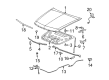 Cadillac Hood Diagram - 89025819