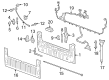 Chevy Silverado 3500 HD Liftgate Hinge Diagram - 84708311