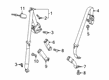 Chevy Blazer Seat Belt Diagram - 86802058